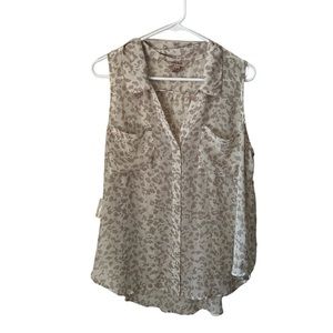 Decree sleeveless, leopard print blouse